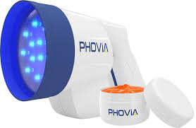 Phovia light therapy device used for advanced veterinary wound and skin healing